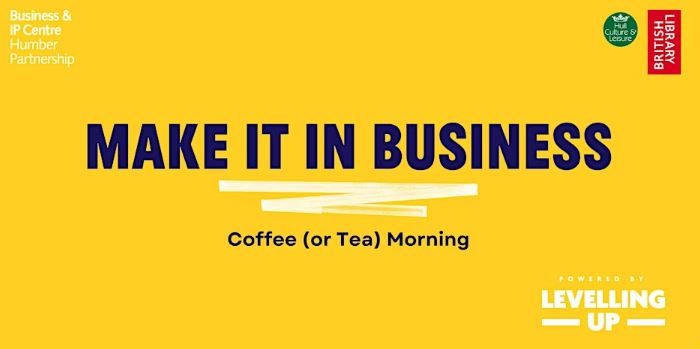 Make it in business coffee or tea morning