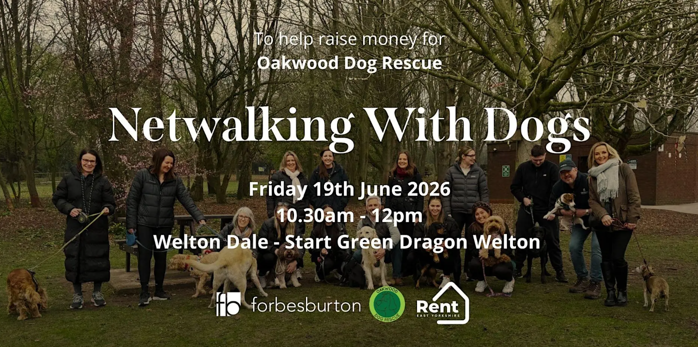 Netwalking with dogs free networking event