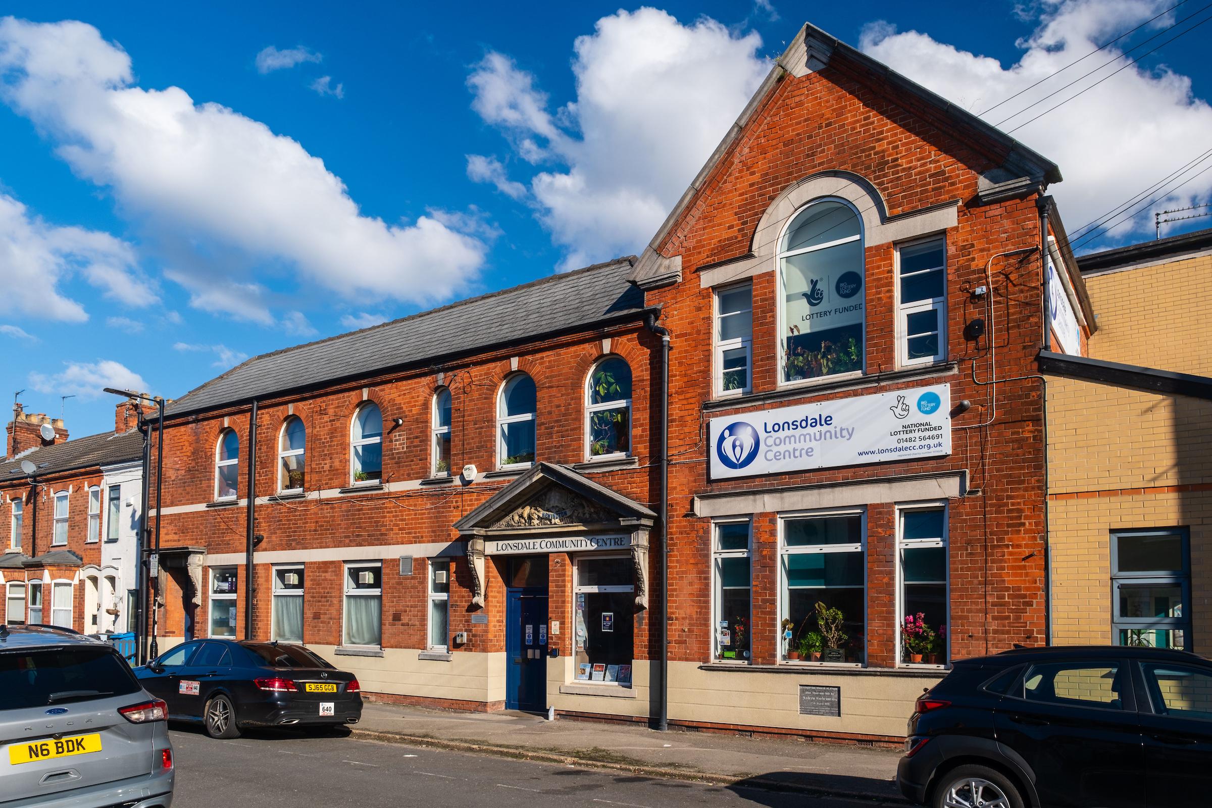 A photograph of the Lonsdale Community Centre from outside