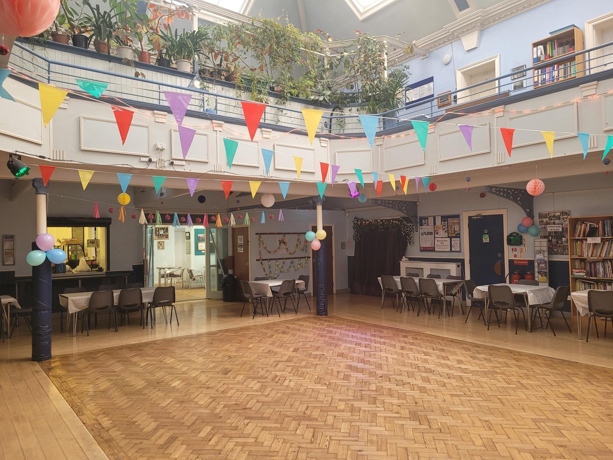 A photograph of the inside of Lonsdale community centre