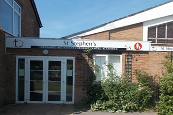 A photograph of the outside of the St Stephens neighbourhood centre