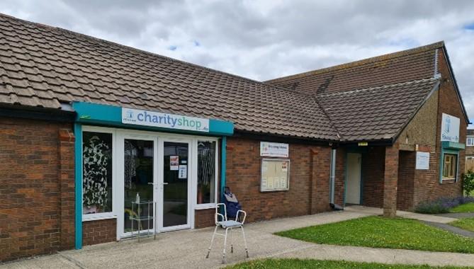 A photograph of the outside of The Pennine community centre