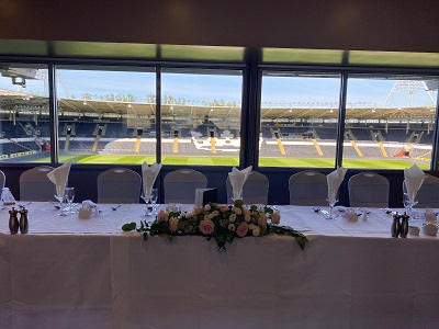 a picture of the top table at MKM stadium