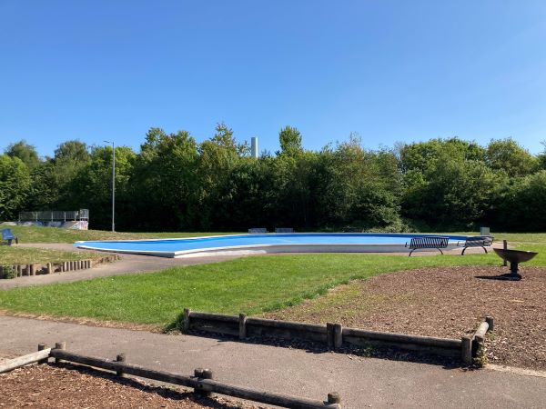 water play area and children s play area